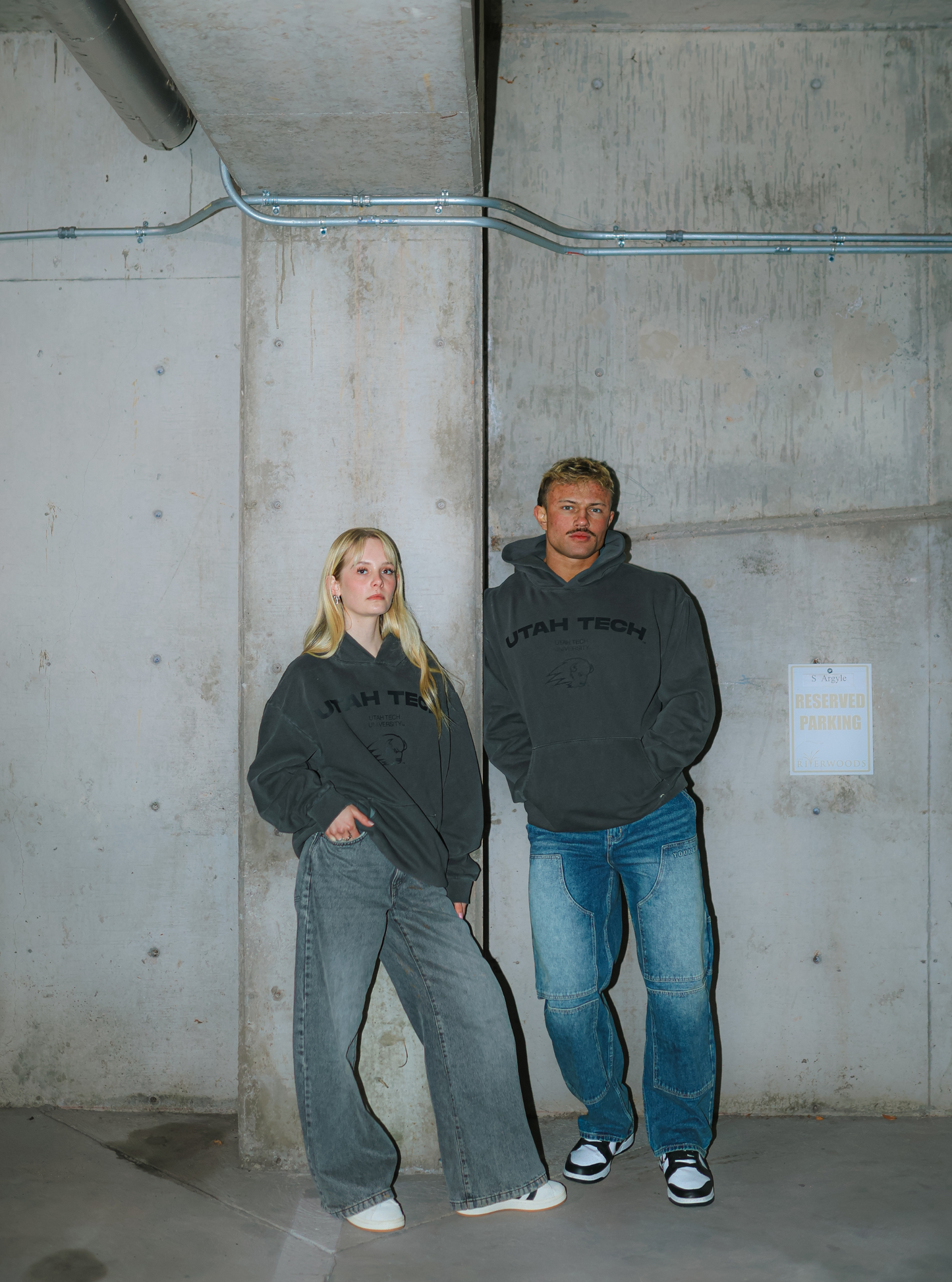 Utah Tech- Blackout Hoodie