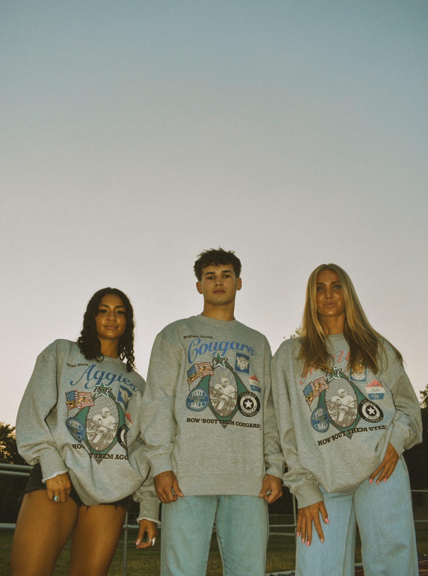 USU - Football Crewneck