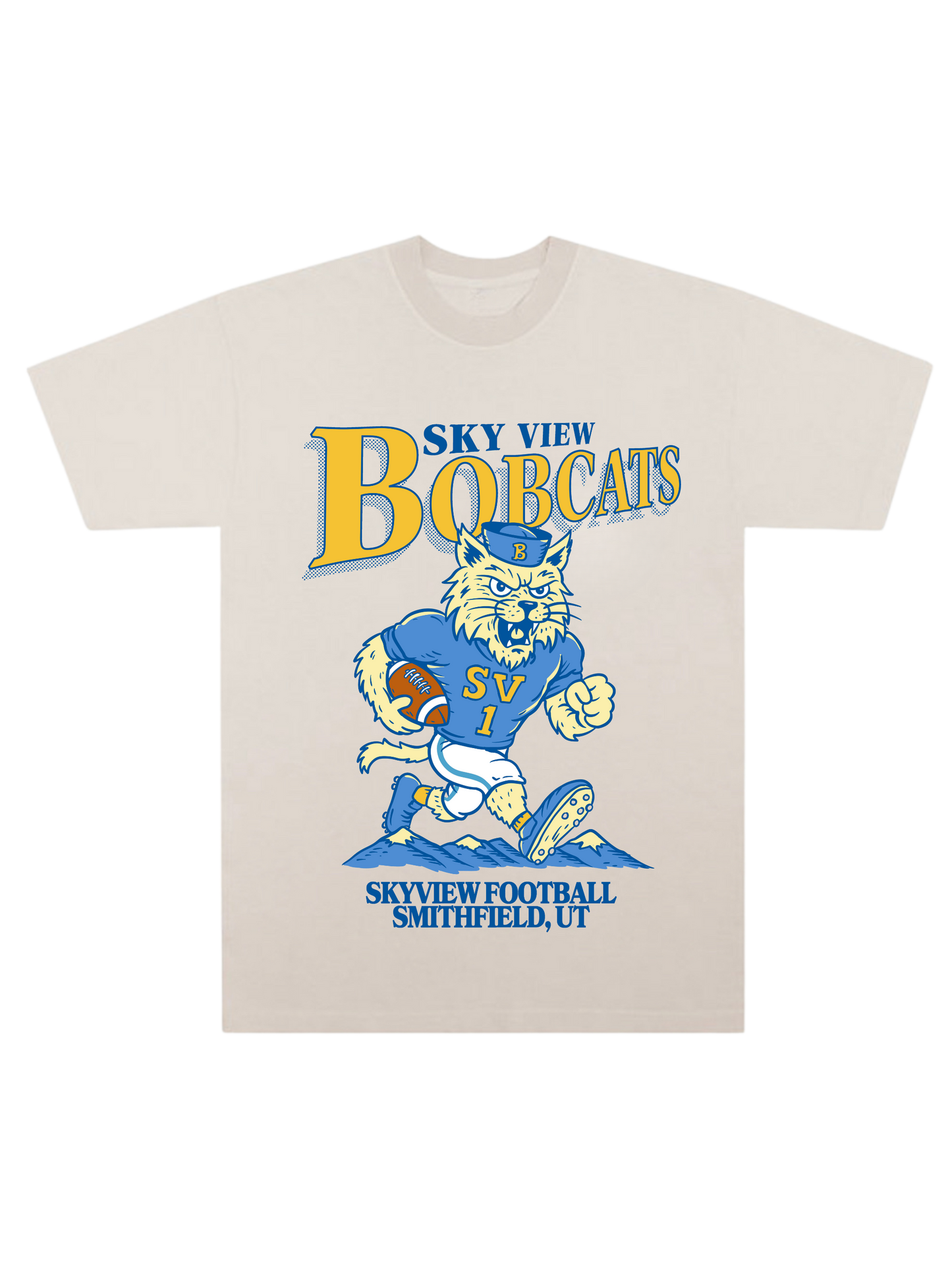 Sky View Football Tee