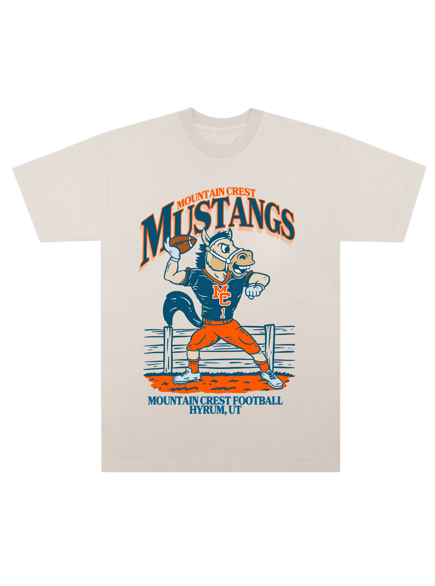 Mountain Crest Football Tee