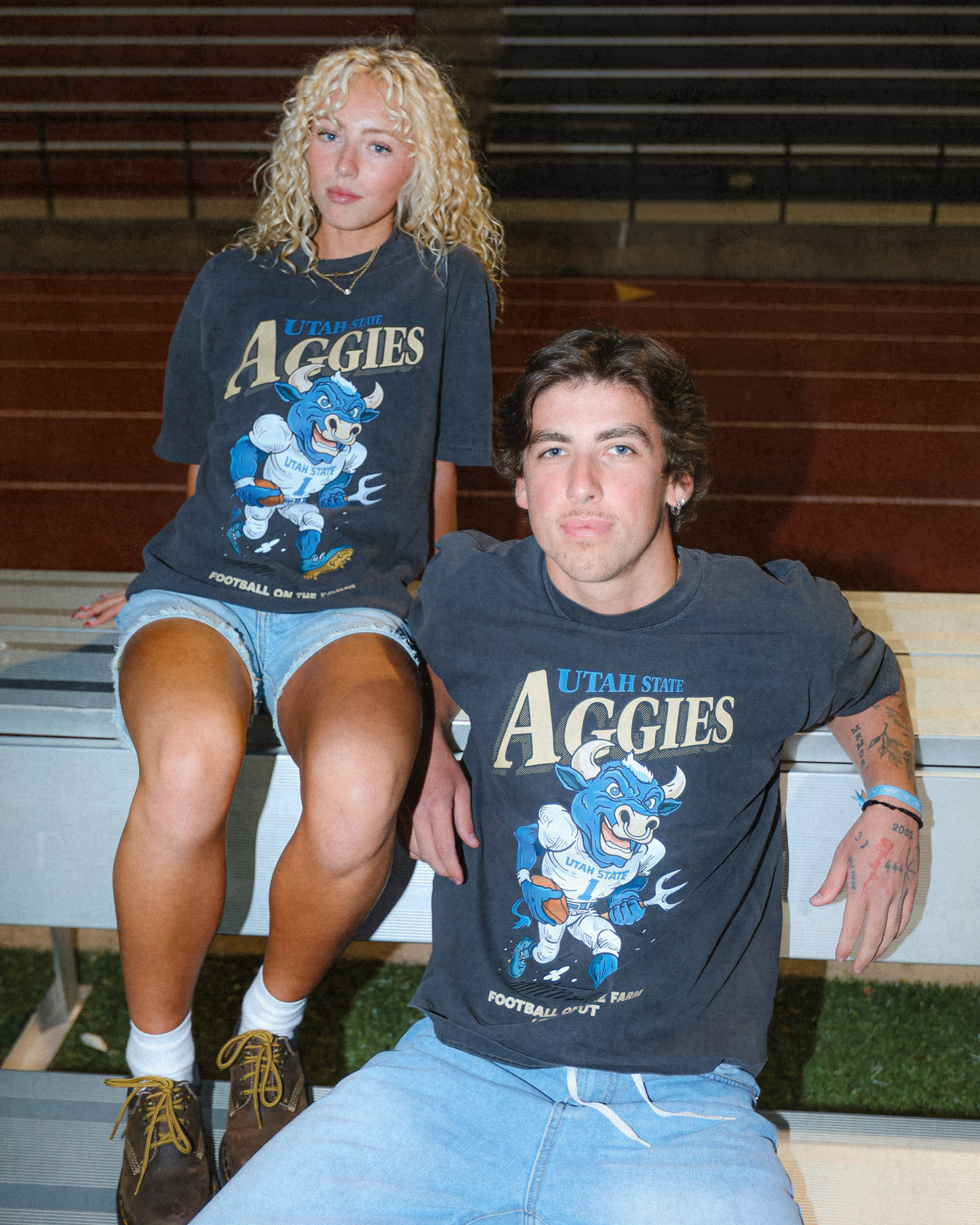 USU - Big Blue Football Tee