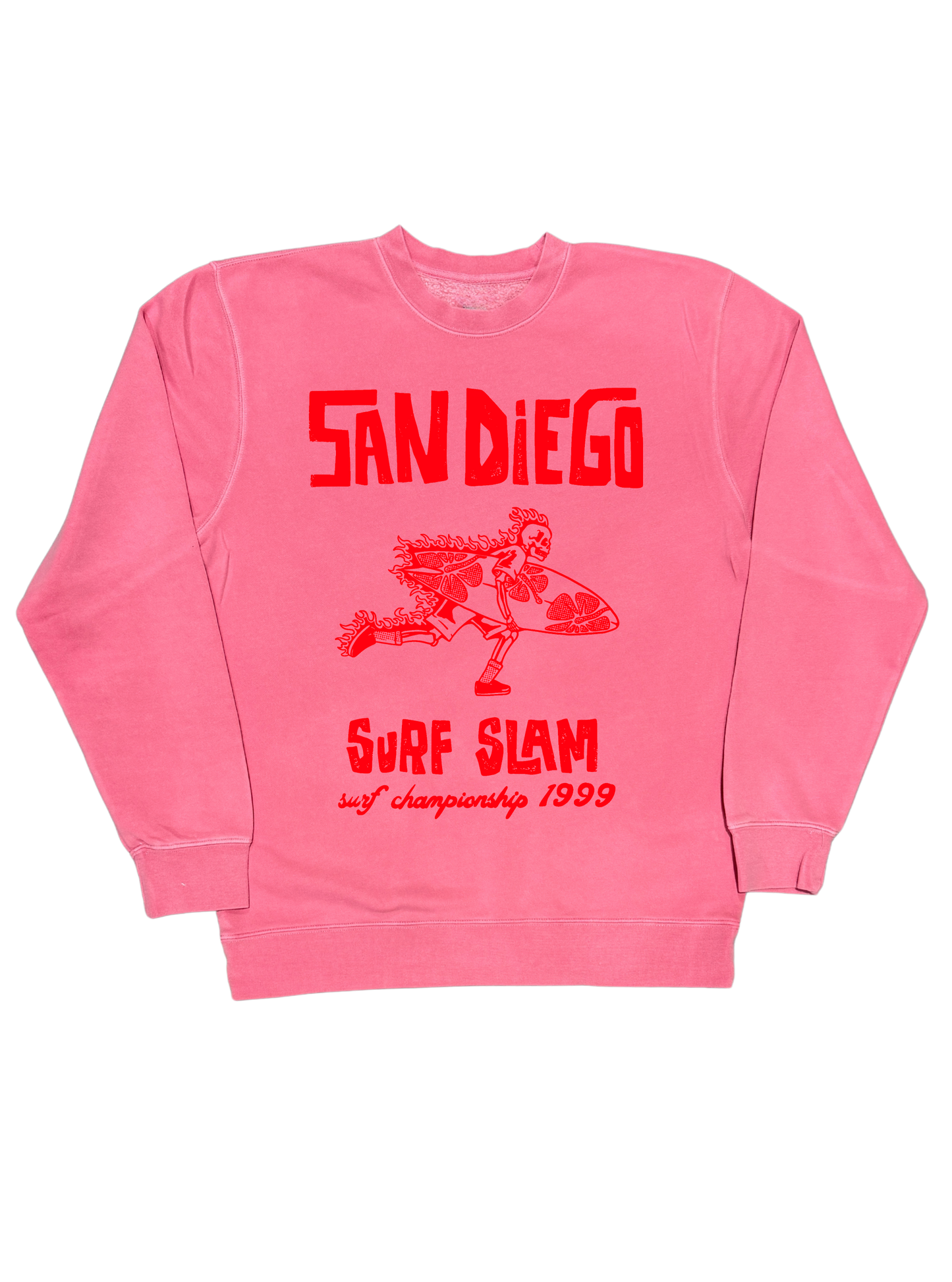 Surf Slam Crewneck - Pink