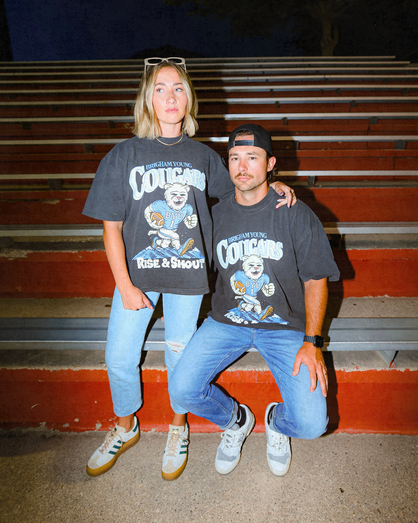 BYU - Cosmo Football Tee