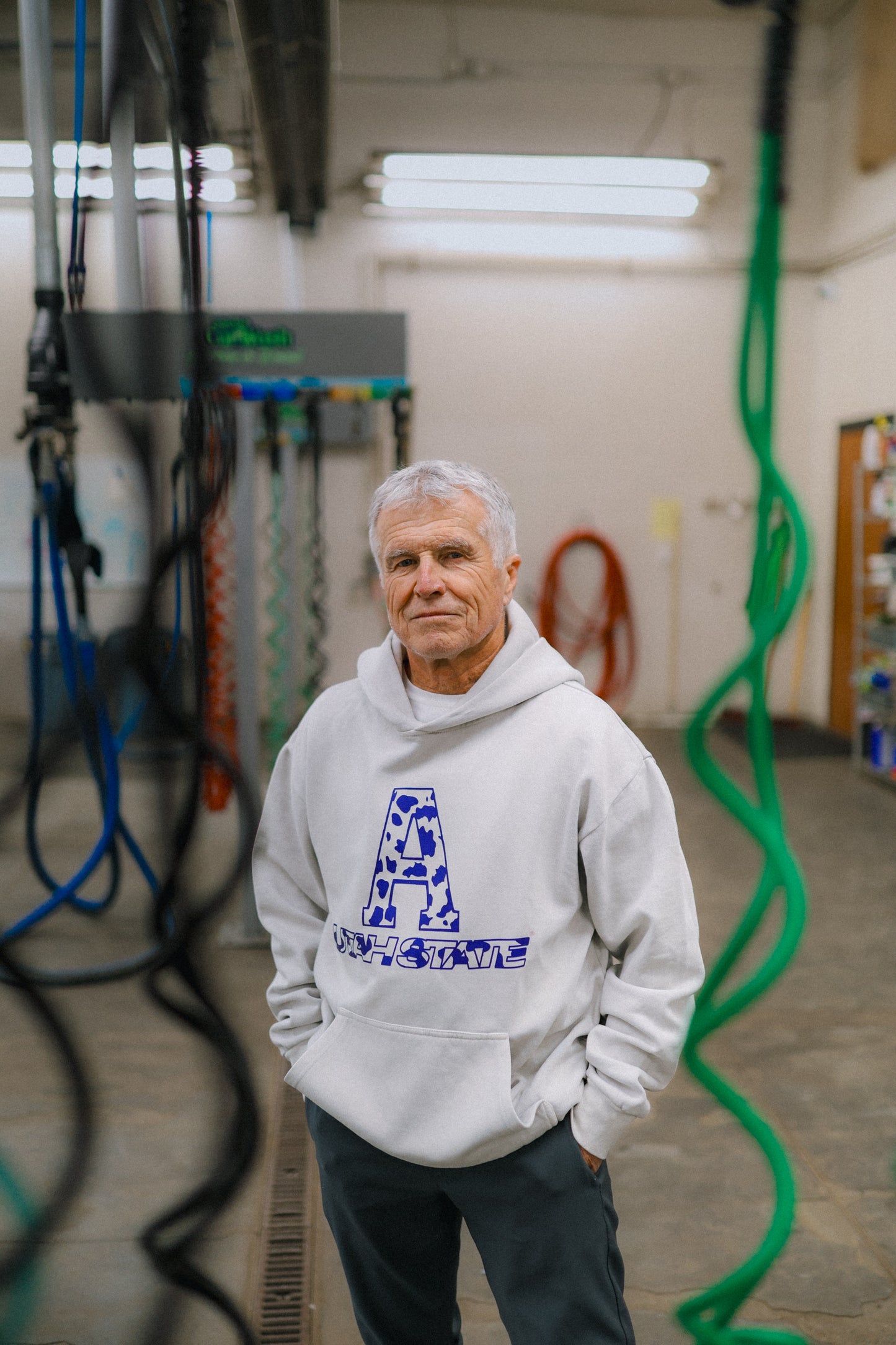 Utah State - Cow Print Hoodie