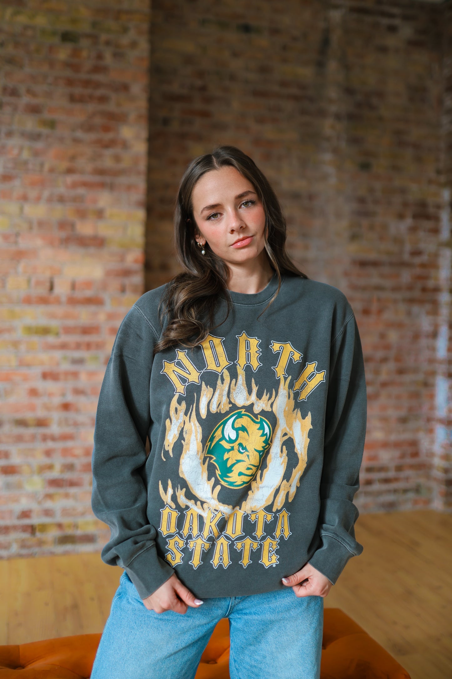 NDSU - Flames Crewneck
