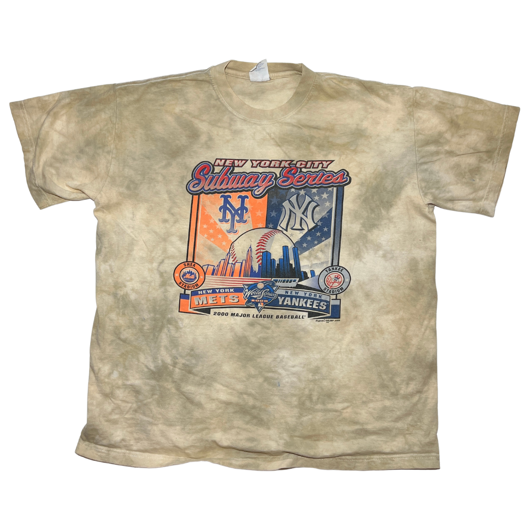 Vintage Yankees vs Mets Subway Series 2000 World Series T-Shirt XL