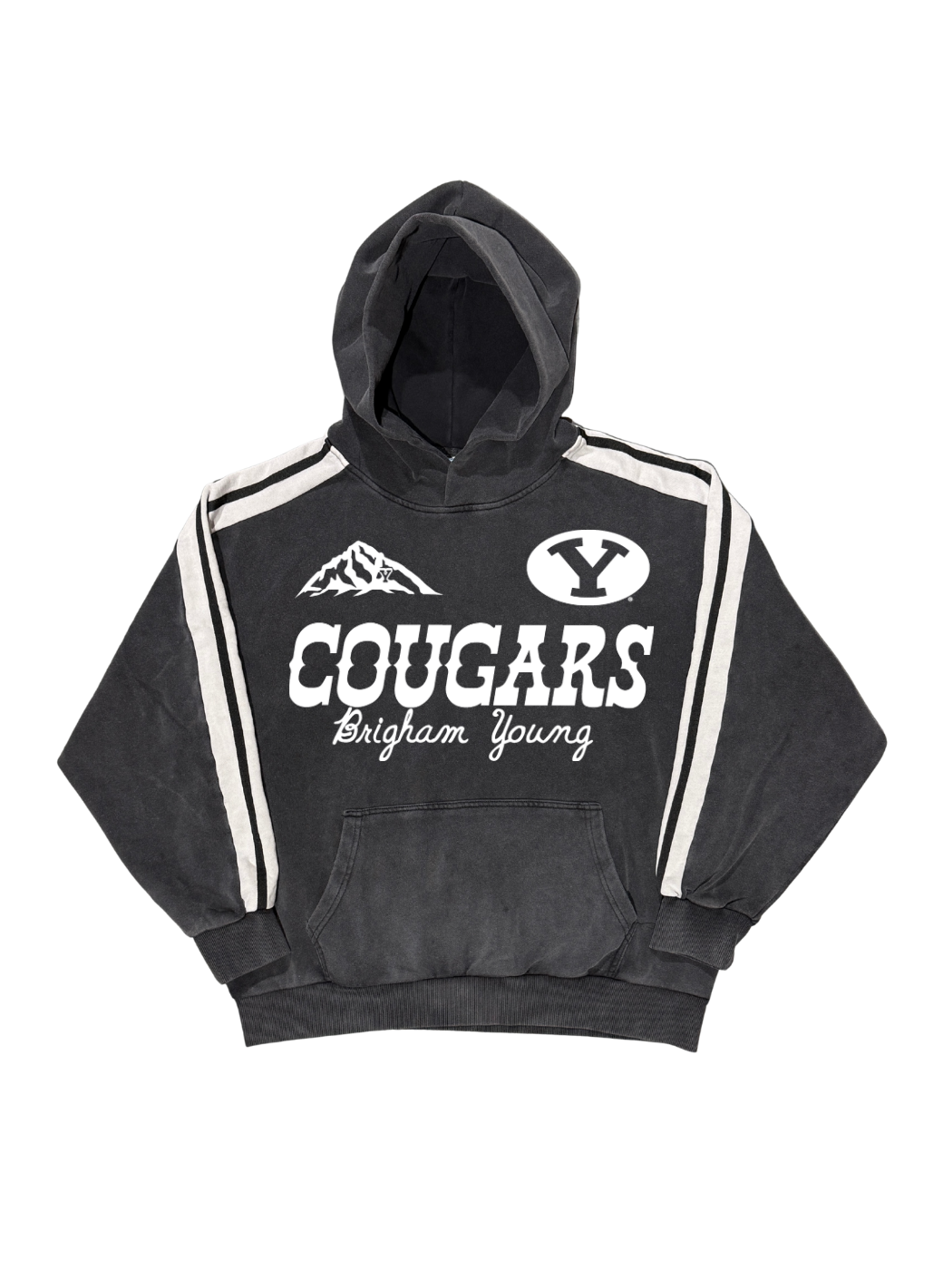 BYU - Striped Hoodie - Western