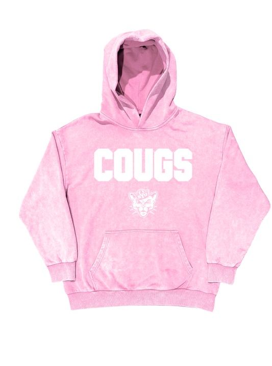 BYU - Pink Varsity Block Hoodie