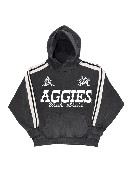 USU - Striped Hoodie - Western