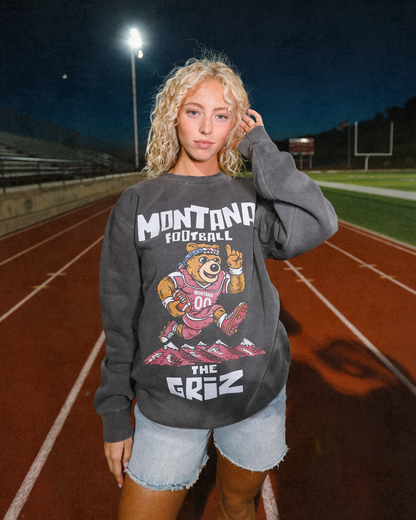 Montana - Monte Football Crewneck