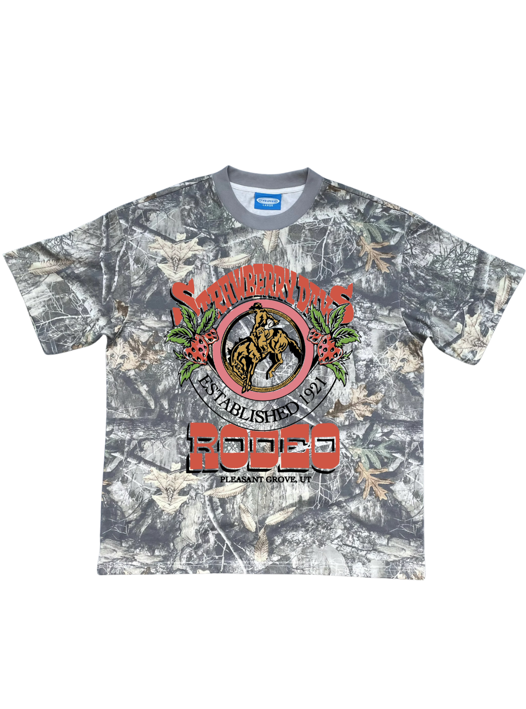 Strawberry Days Vintage Tee - Camo