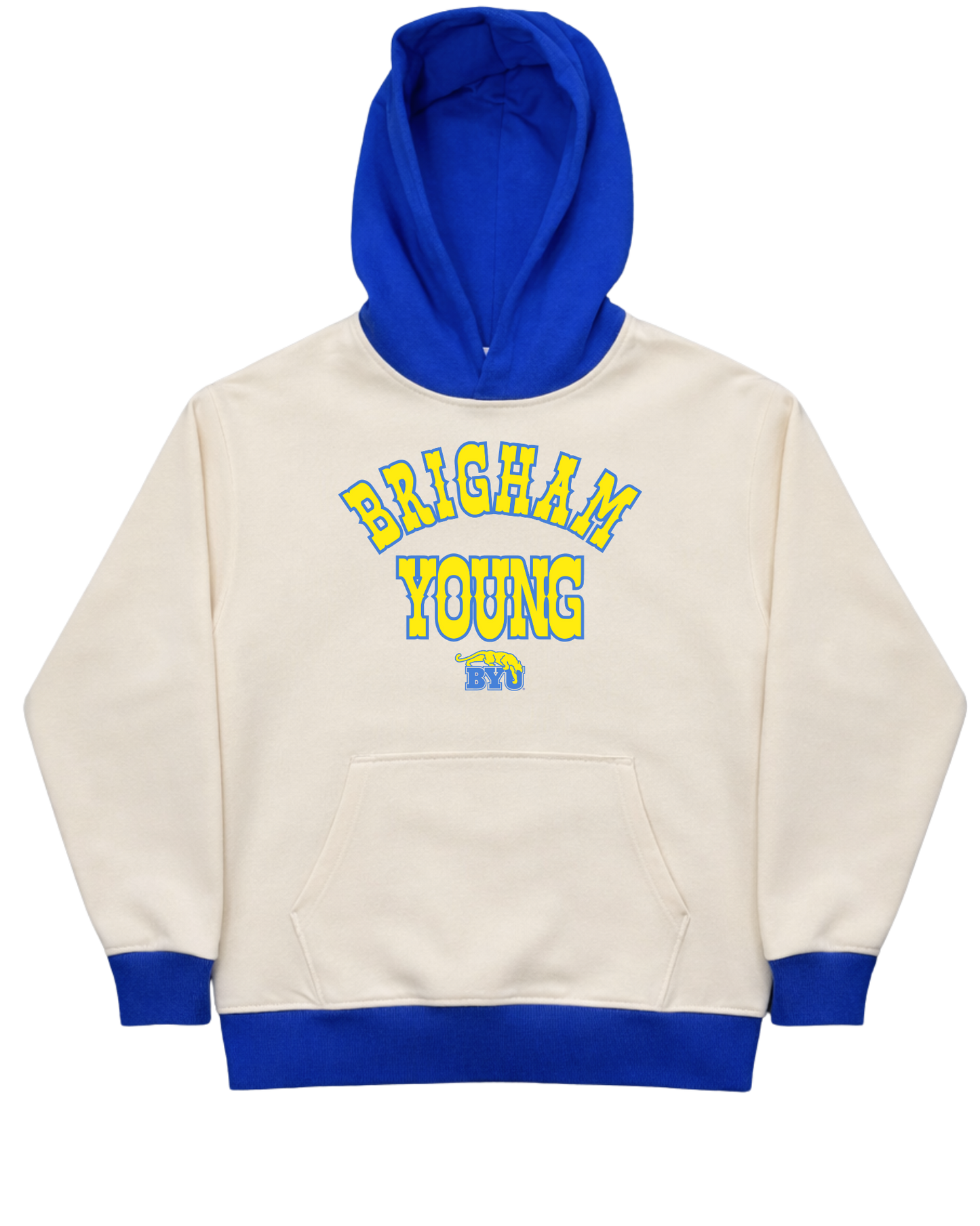 BYU - Color Block - Jersey Hoodie