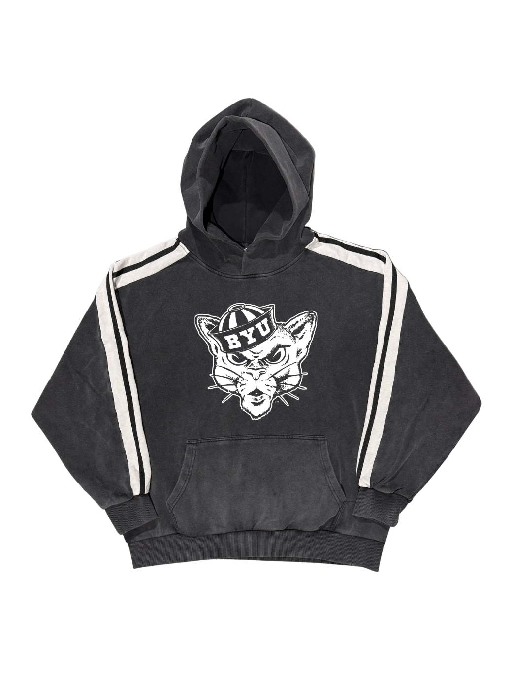 BYU - Striped Hoodie - Sailor Coug
