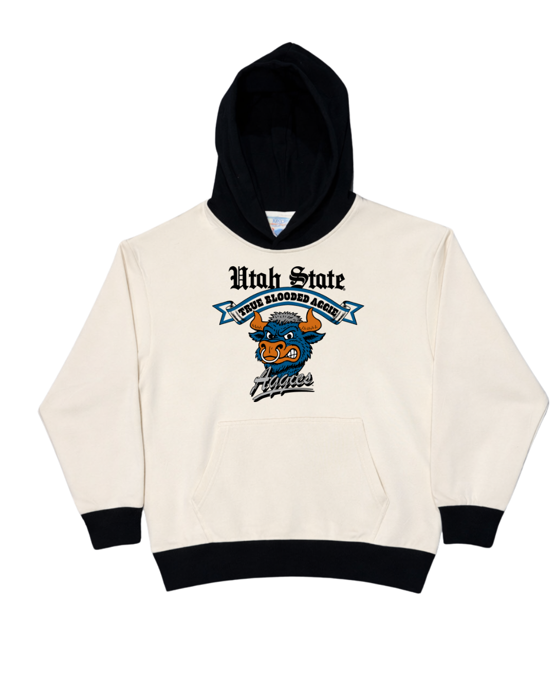 USU - Color Block - Mascot Hoodie