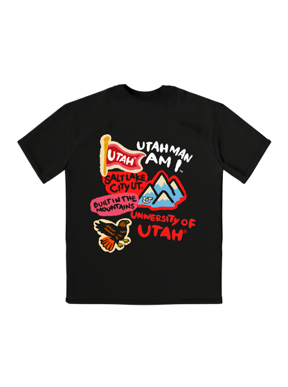 Youth Utah Paint Tee
