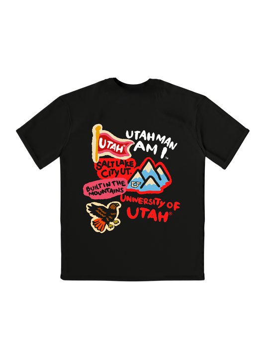 Youth Utah Paint Tee