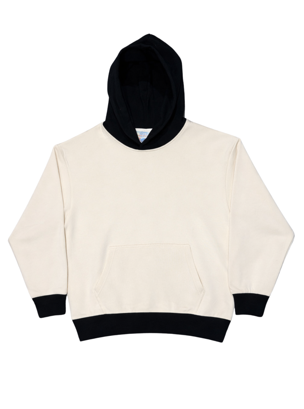 Black Colorblock Hoodie