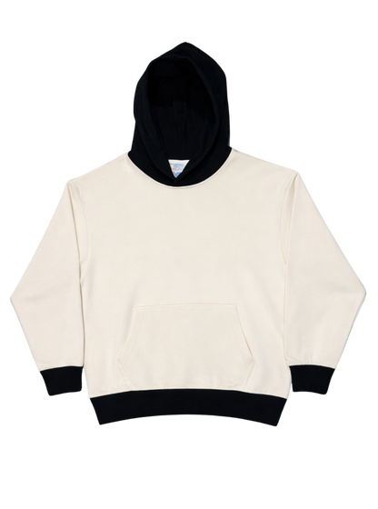 Black Colorblock Hoodie