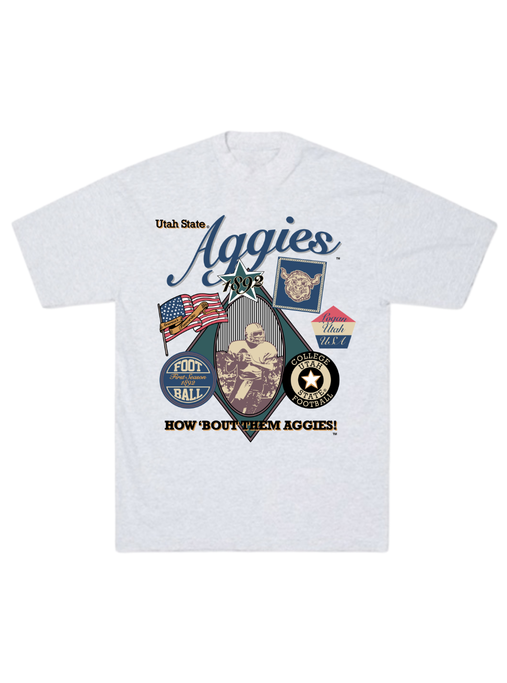 USU - Football Tee