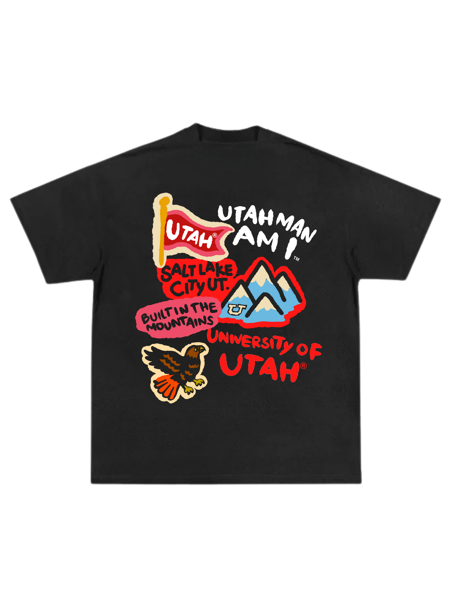 Utah Utes - Paint Tee