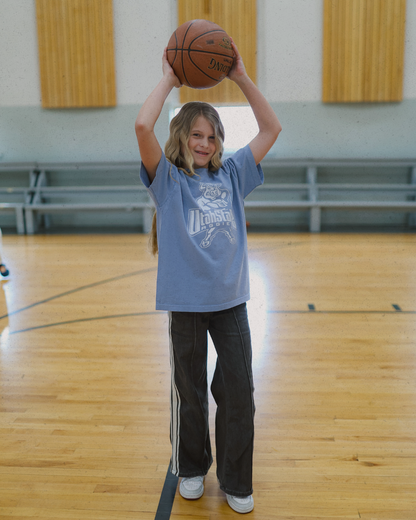USU - Blue - Youth 2000's Bull Tee