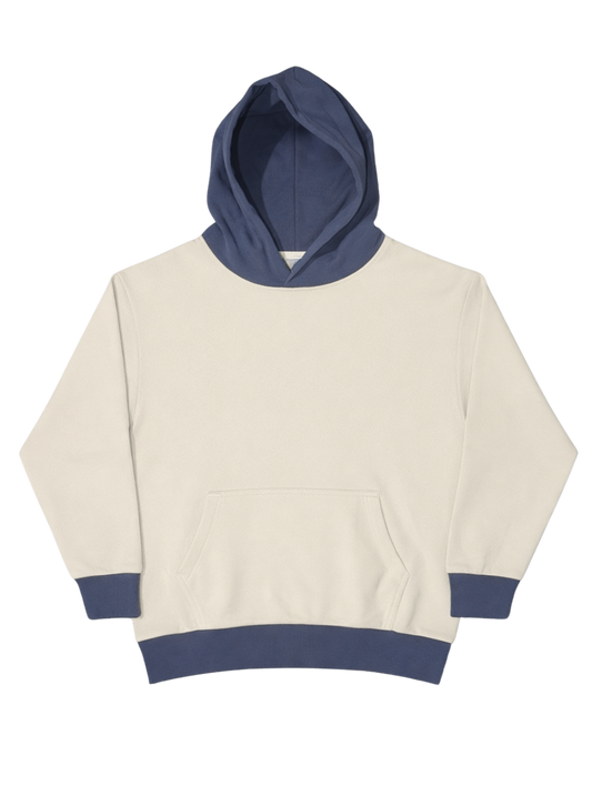 Navy Colorblock Hoodie
