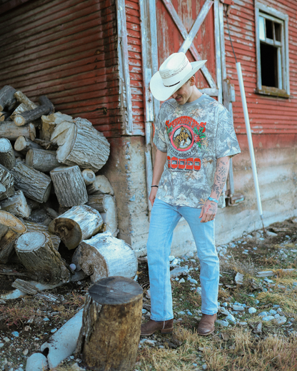 Strawberry Days Vintage Tee - Camo