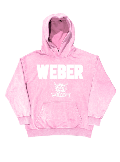 Weber - Pink Varsity Block Hoodie
