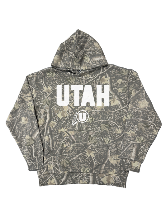 Utah - Camo Varsity Block Hoodie