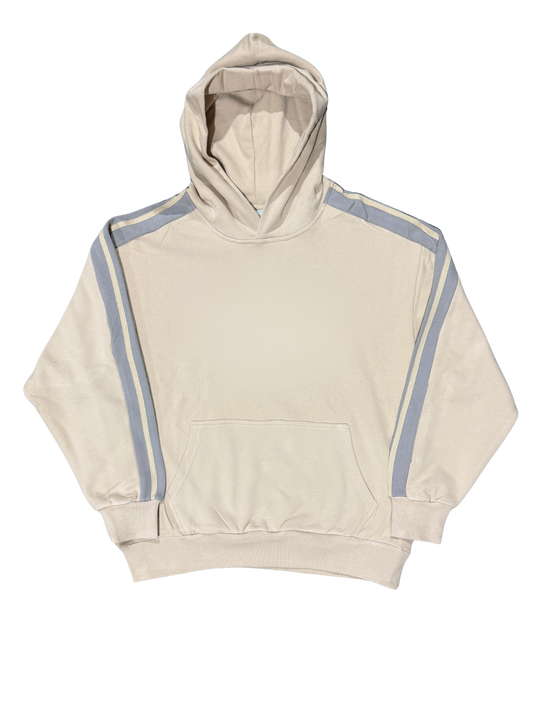 Tan Stripe Hoodie