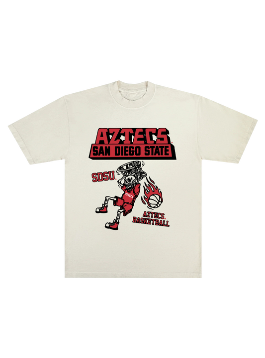 San Diego State - Skeleton Hoops Tee