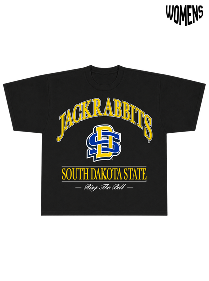 South Dakota Vtg Black Tee - Womens