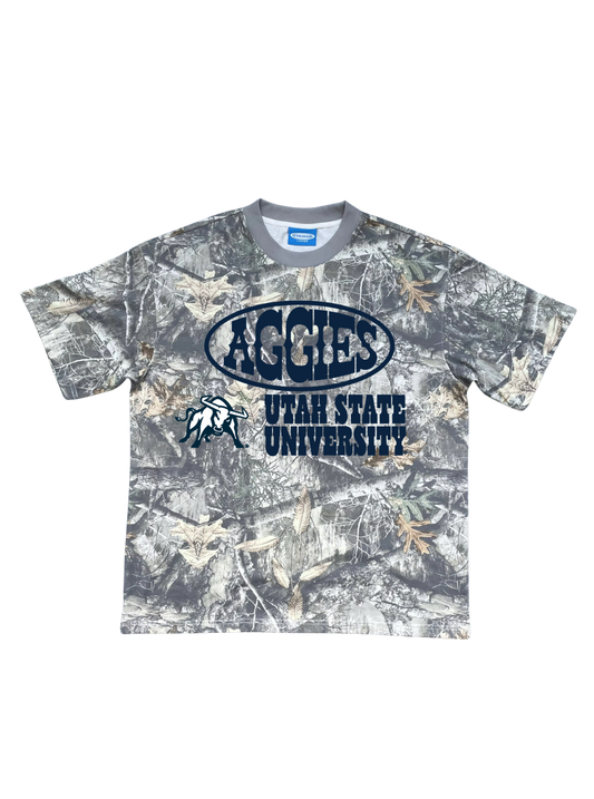 USU - Country Camo Tee