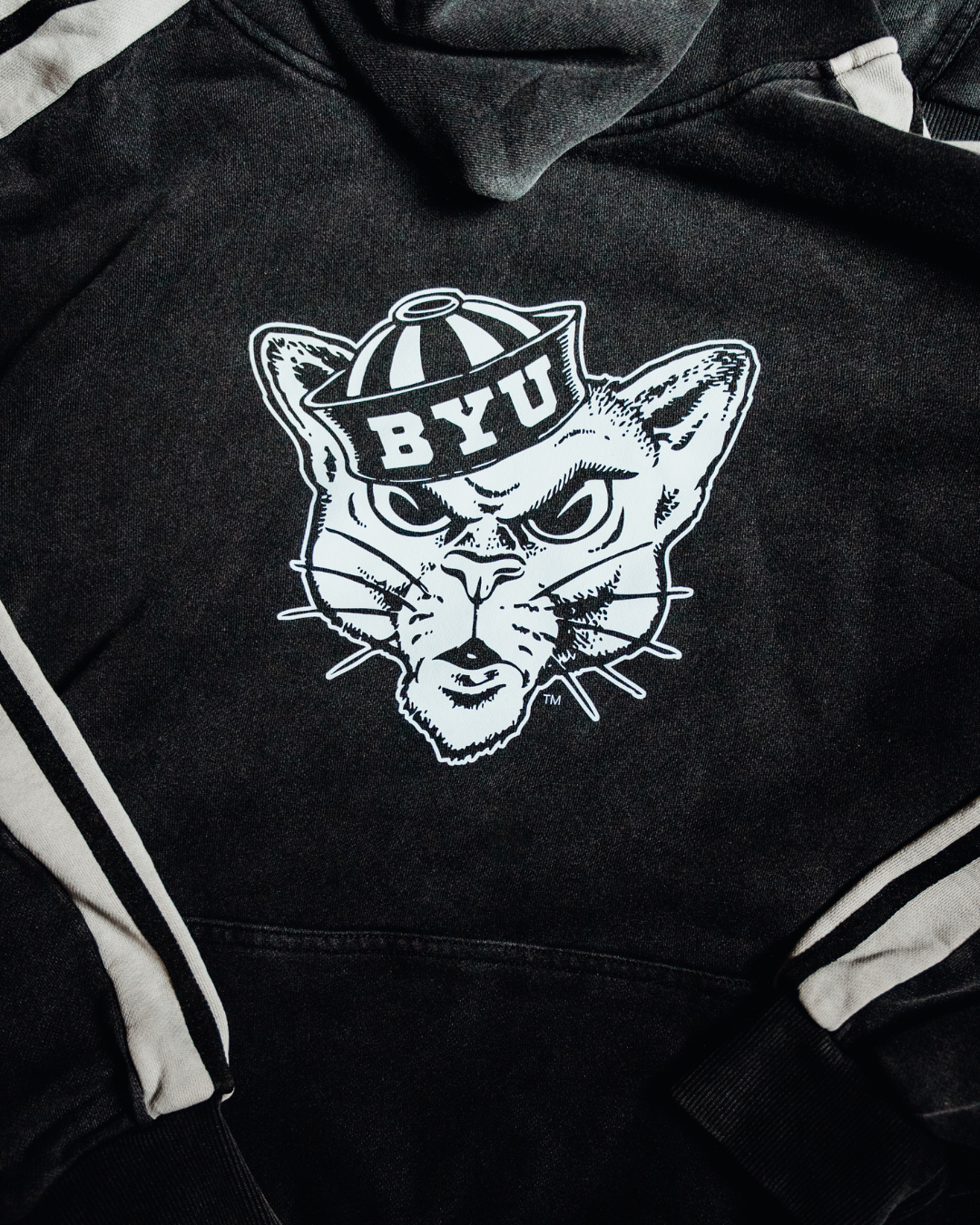 BYU - Striped Hoodie - Sailor Coug