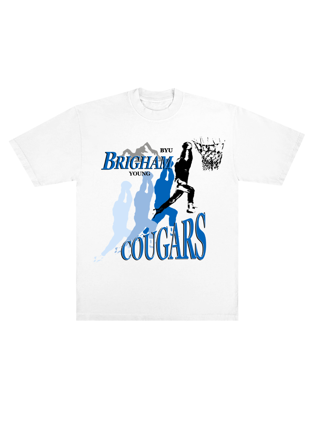 BYU - Vintage Hoops Tee