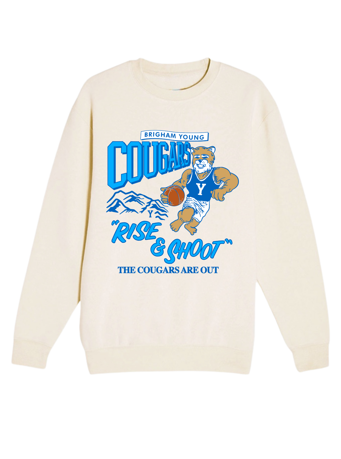 BYU - Rise & Shoot Crewneck