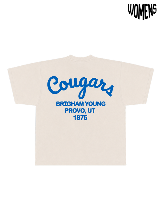 BYU Colored Work Tee - Womens