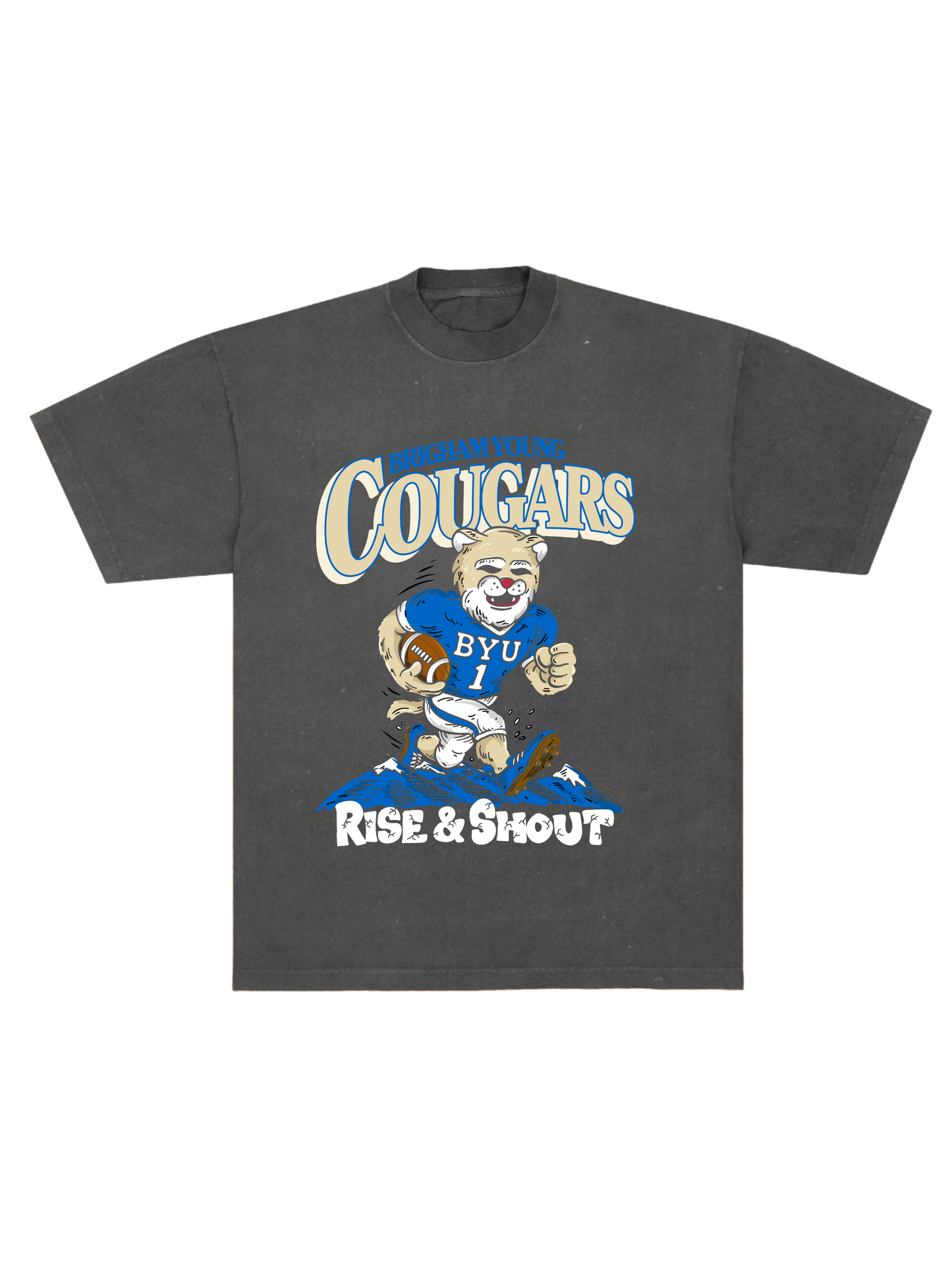 BYU - Cosmo Football Tee