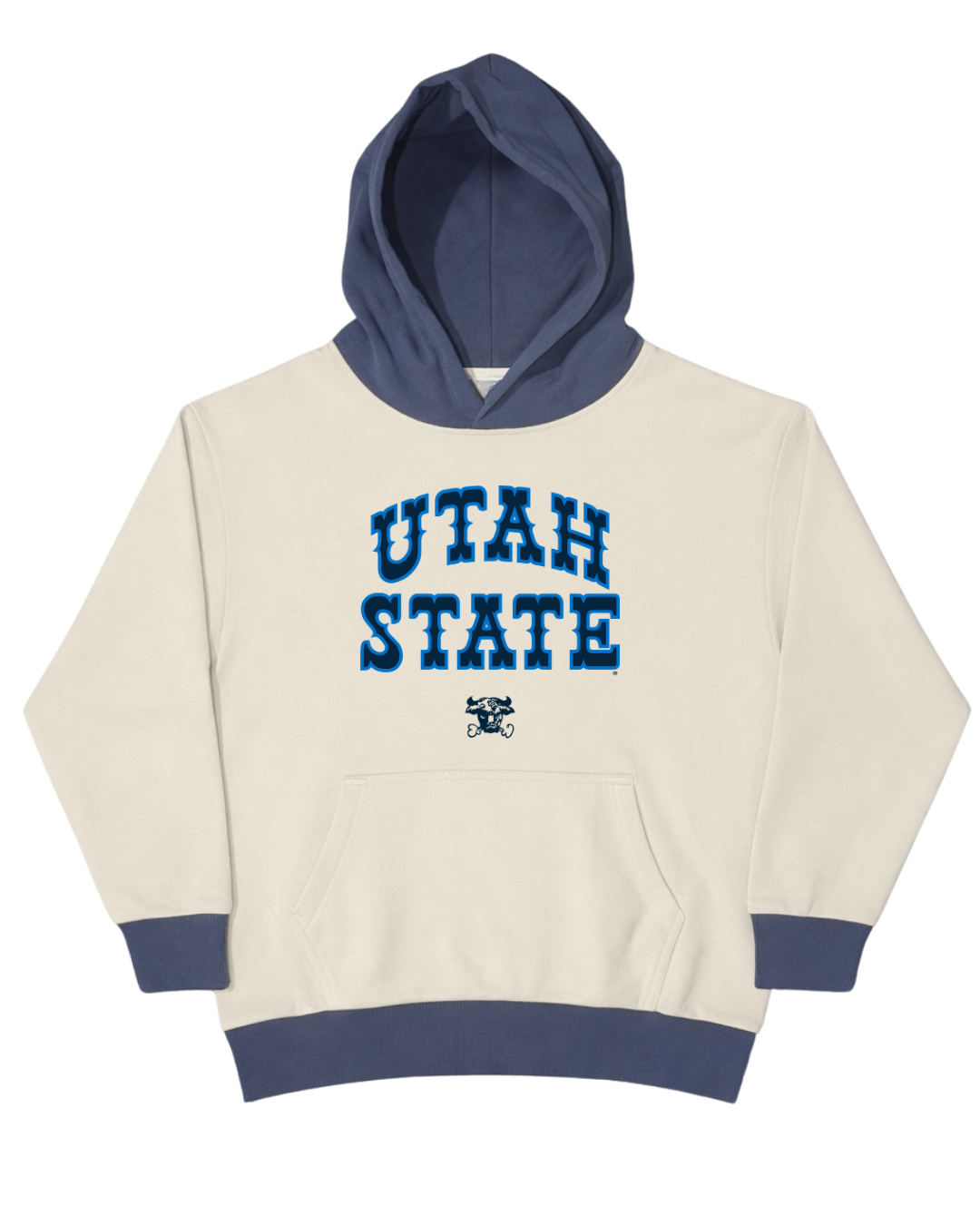 USU - Color Block - Jersey Hoodie