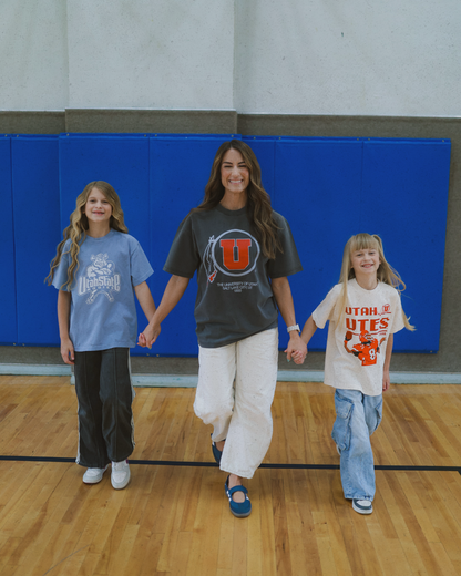 USU - Blue - Youth 2000's Bull Tee