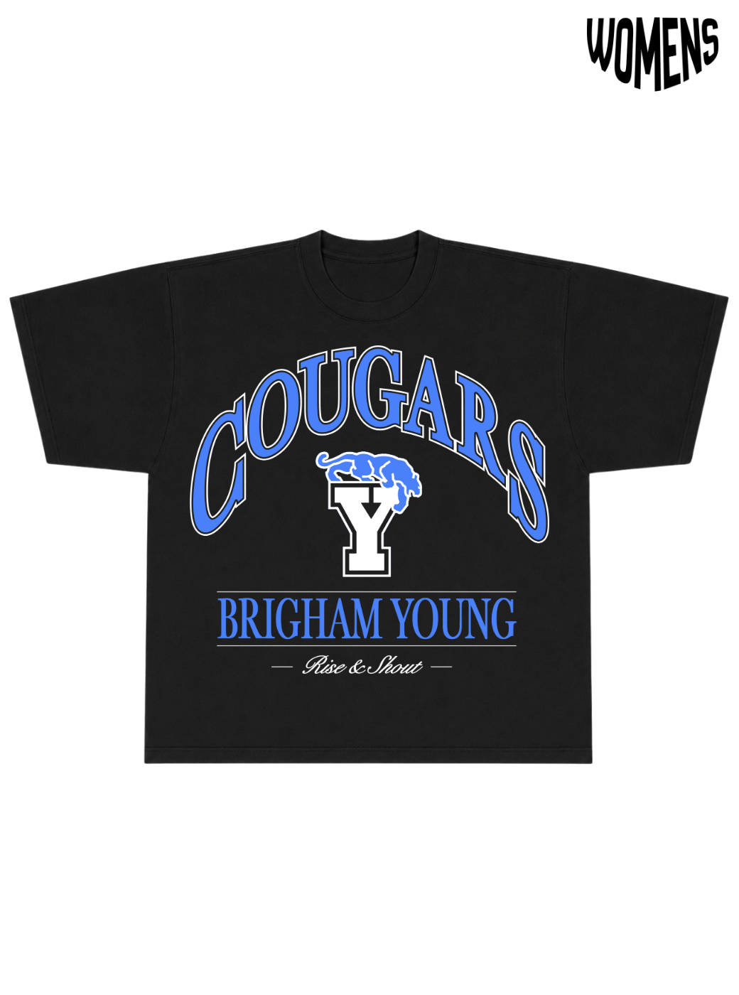 BYU Vtg Black Tee - Womens