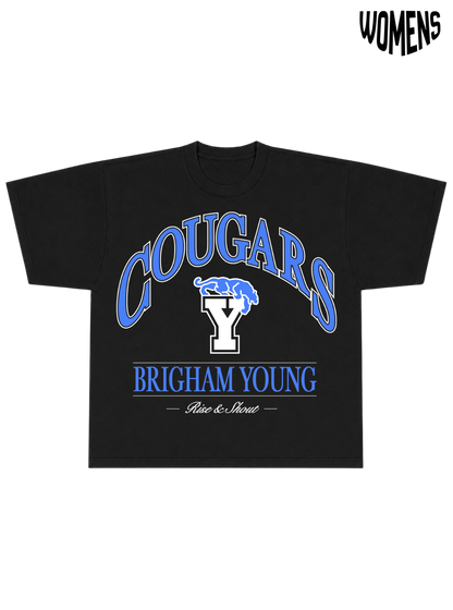 BYU Vtg Black Tee - Womens
