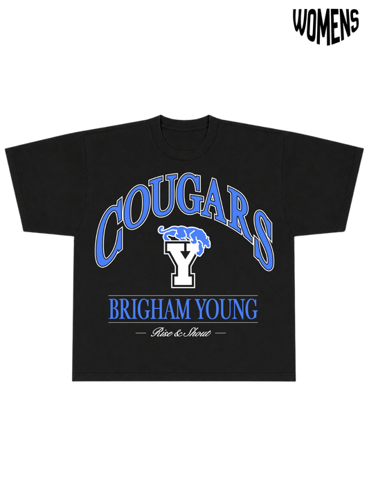 BYU Vtg Black Tee - Womens