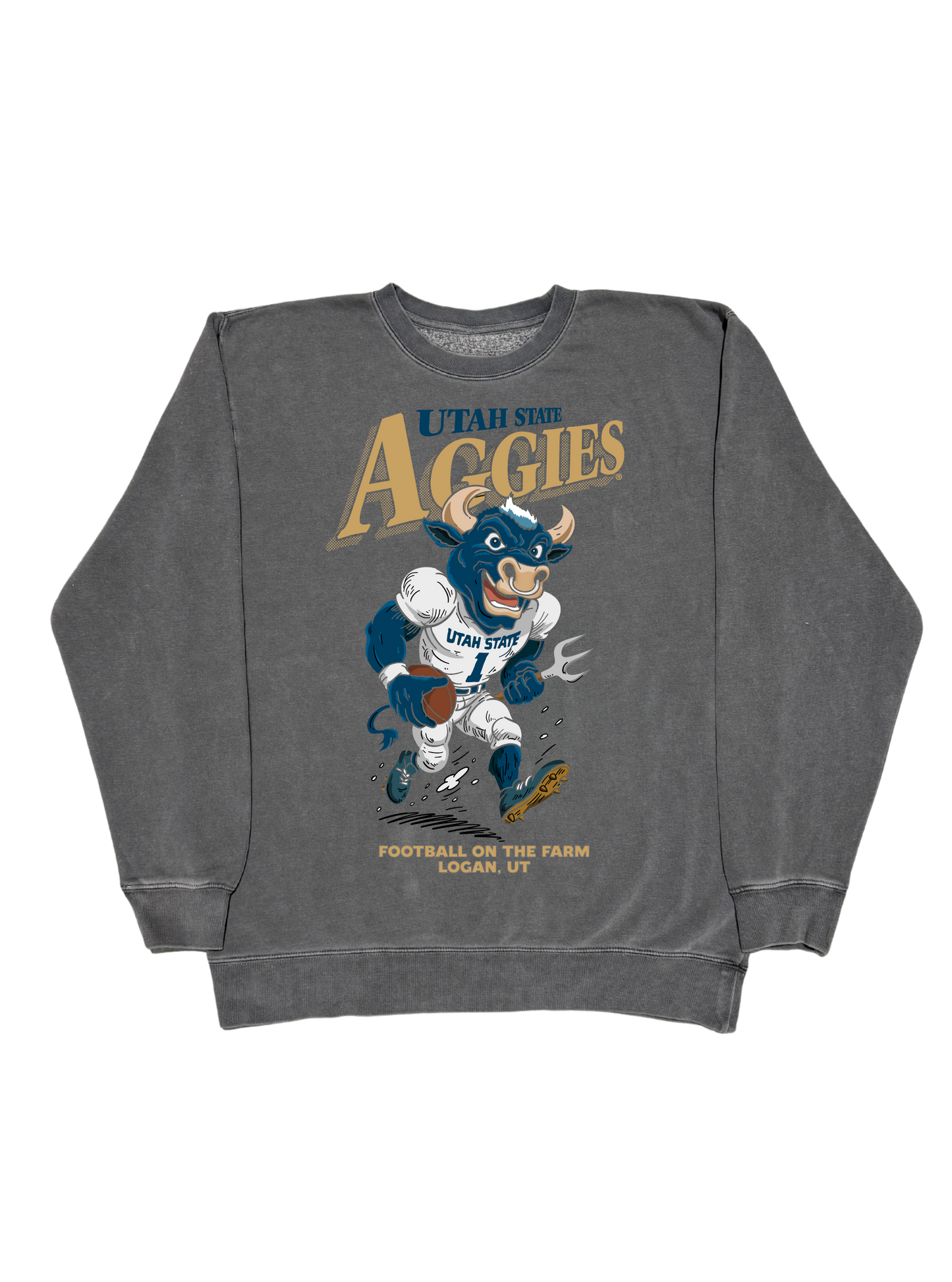 USU - Big Blue Football Crewneck