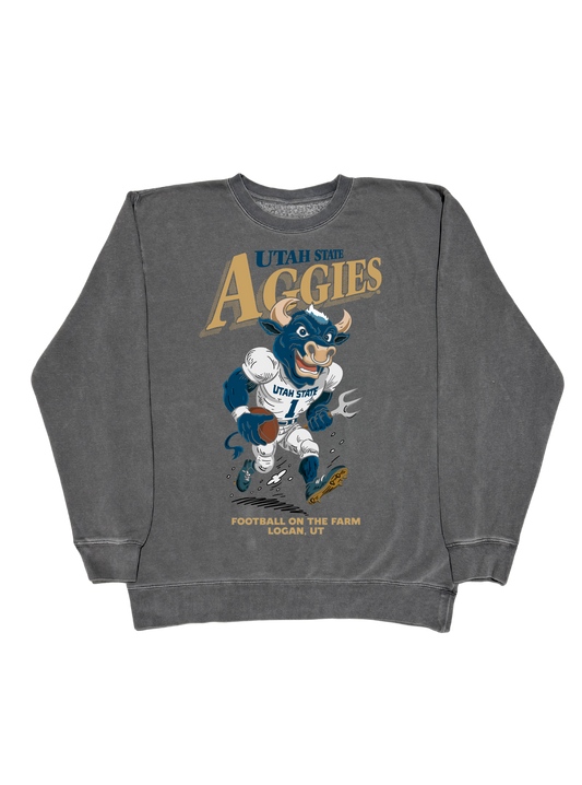 USU - Big Blue Football Crewneck