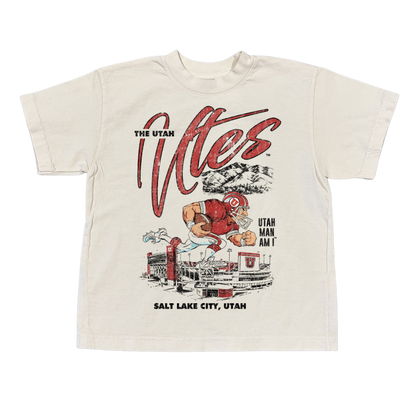 Youth Utah Football Man Tee
