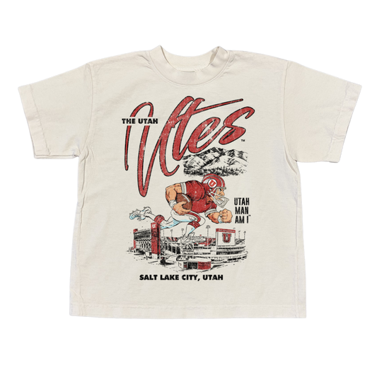 Youth Utah Football Man Tee