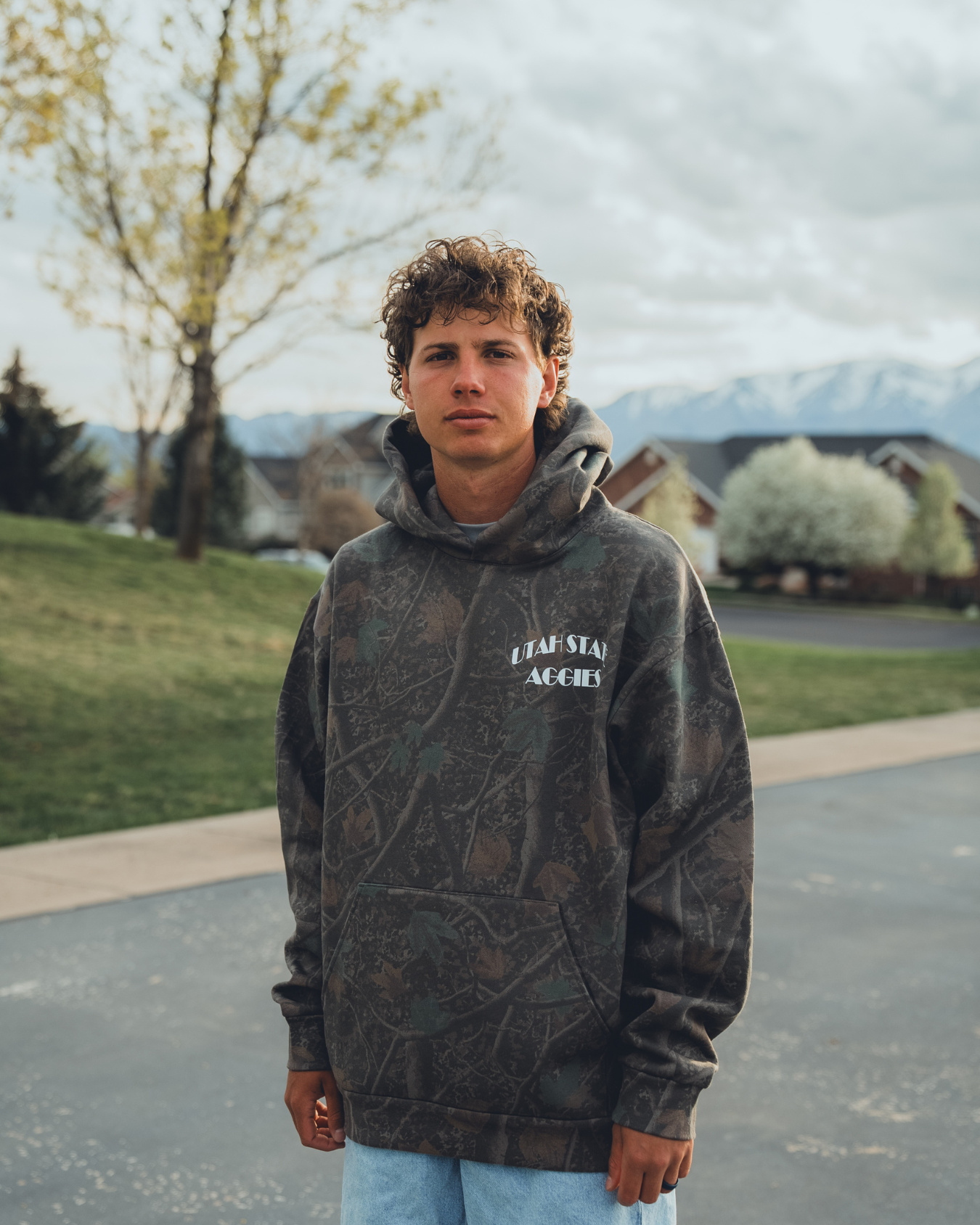 USU - Camo Heritage Hoodie