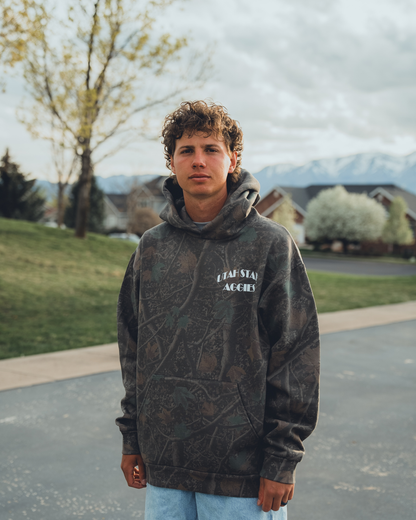 USU - Camo Heritage Hoodie
