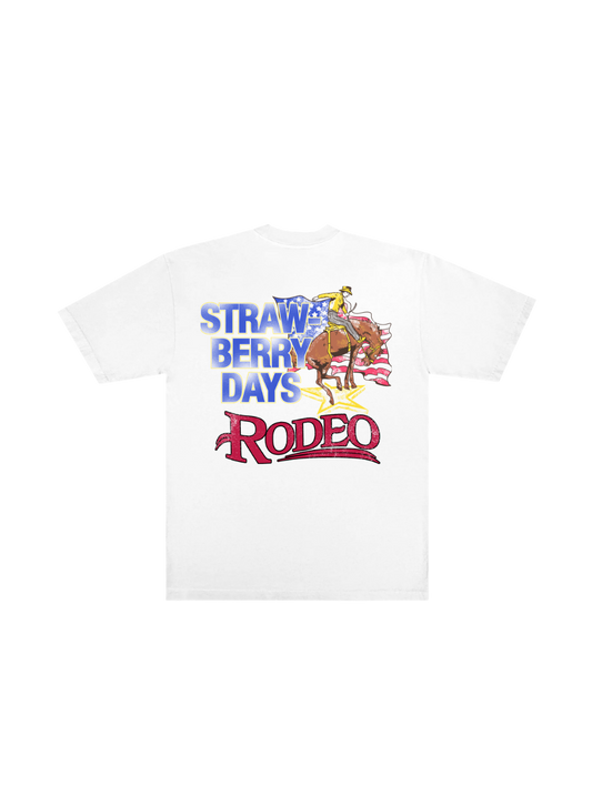 Strawberry Days Rodeo Flag Tee